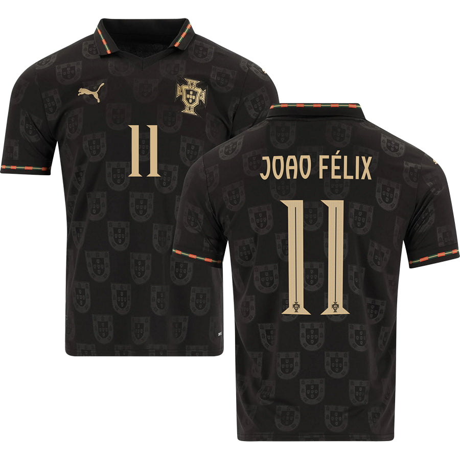 Portugal Black Panther World Cup 2026 Away Replica Jersey Adults